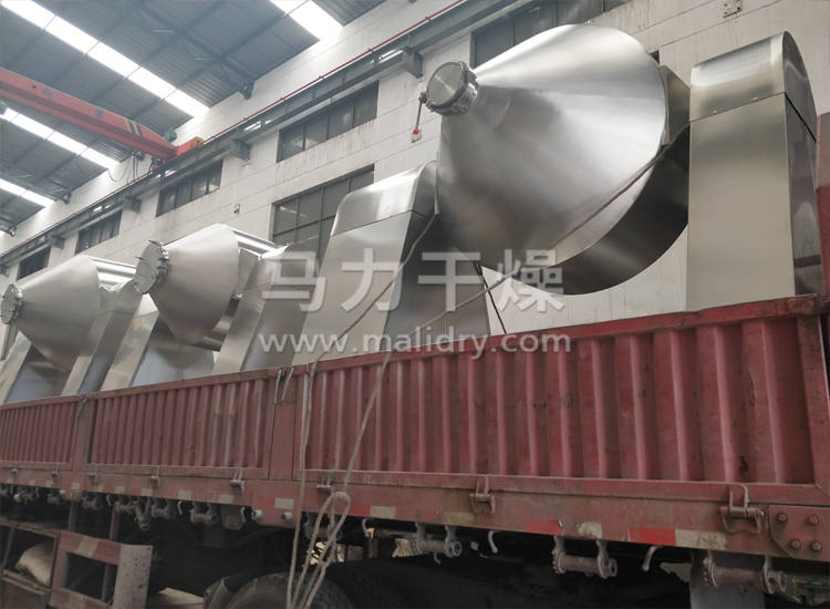 双锥干燥机发货现场