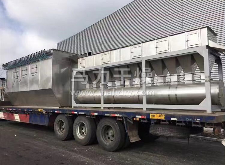 卧式沸腾干燥机发货现场