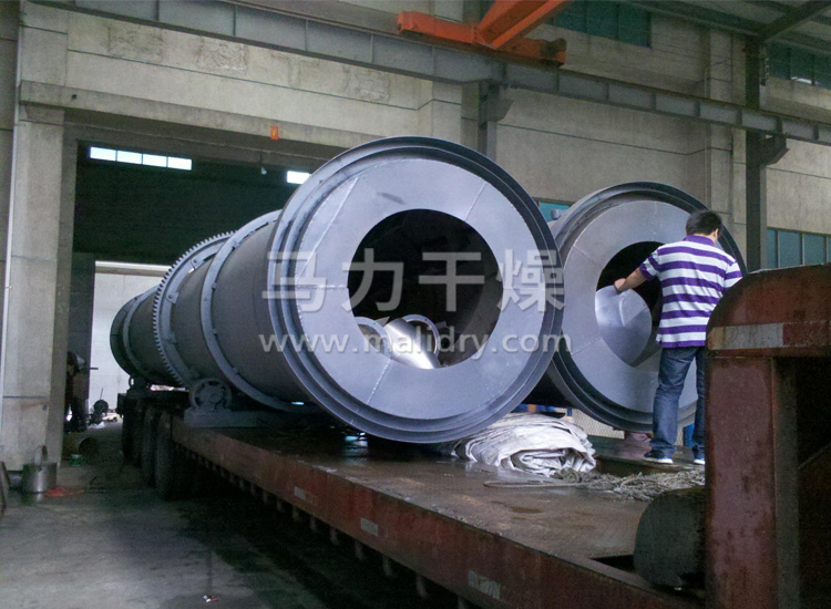 回转滚筒干燥机发货现场