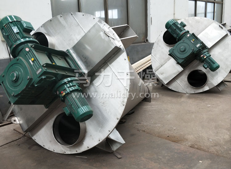 双螺旋锥形混合机现场实拍图