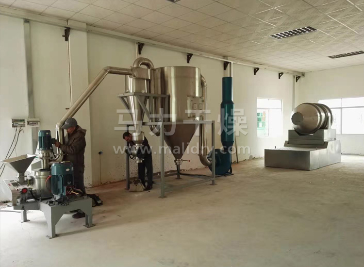 超微粉碎机使用现场