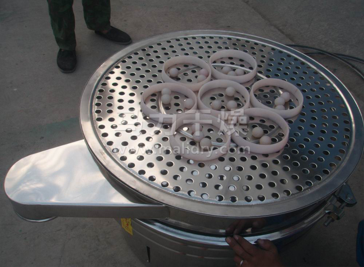 圆形振动筛生产现场