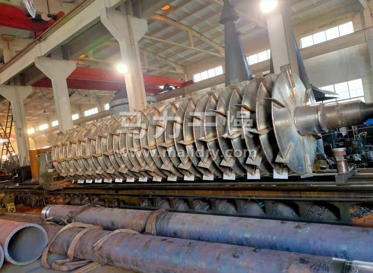 圆盘桨叶干燥机生产现场